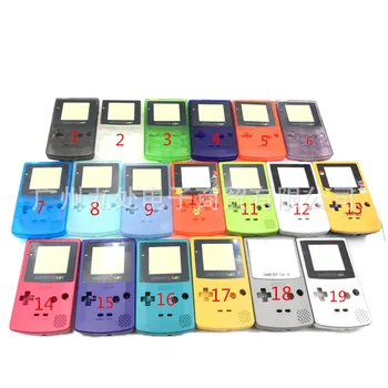 

2019 For Pokemon Limited Edition Yellow & Blue Housing Shell Cover Case Replacement For Gameboy Color for GBC Game Console