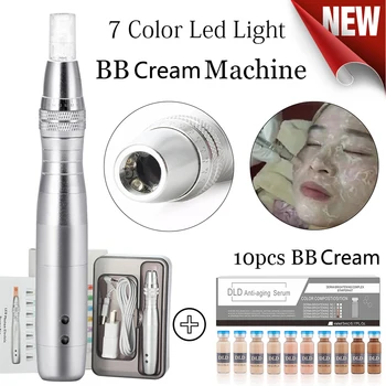 

12pcs BB Cream Glow Starter Kit with Microneedling PRP Glow BB Machine Brightening Whitening Face Care Makeup Liquid Foundation