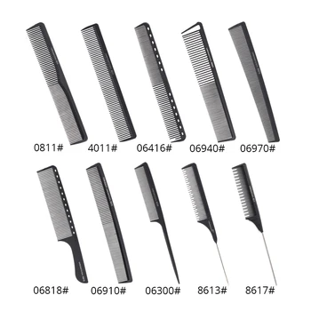 Plussign Parrucchiere Spazzola per capelli groviglio Pettine per capelli magico 20 stili Avilable Spazzola per capelli ionica Pettine a denti larghi stretti su due lati 1 pz 1