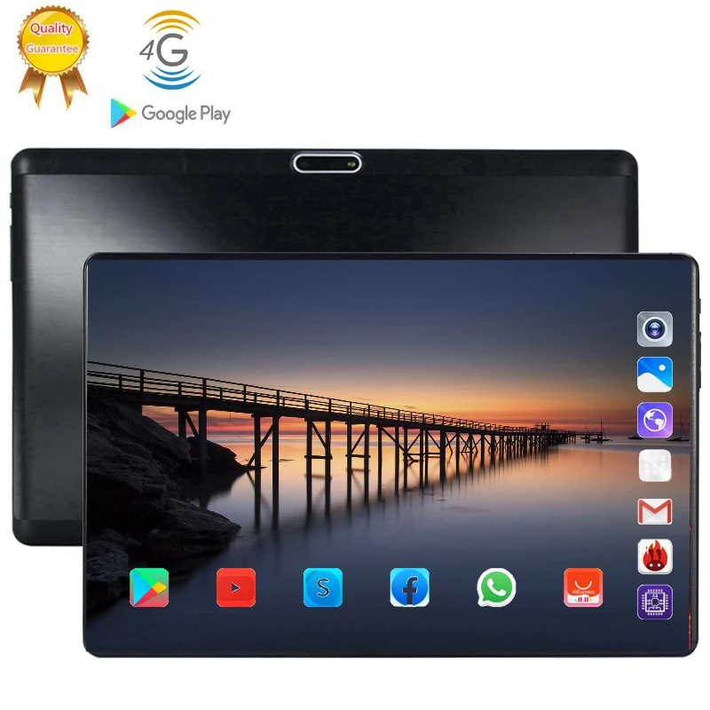 

128G MID Global Bluetooth Wifi phablet Android 9.0 10.1 inch tablet Octa Core 6GB RAM 128GB ROM Dual SIM Card 2.5D Tablet 4G LTE