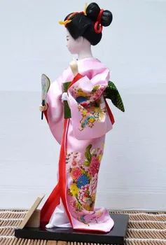

2017 nueva casa decoración artesanal accesorios japonés figuras Geisha hecho a mano Kimono muñeca Geisha