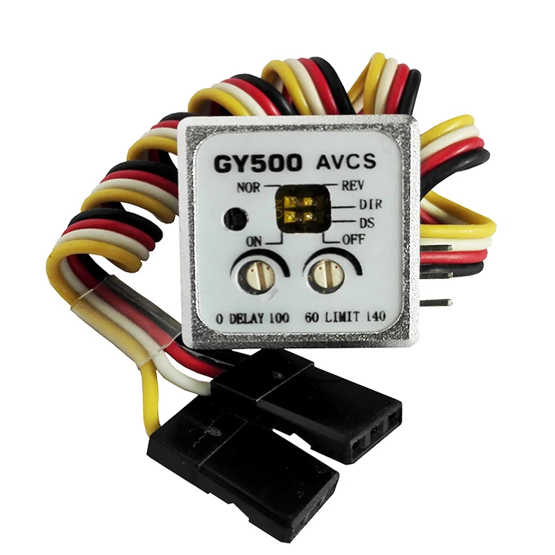 Mini Heading Lock Digital Gyro Gyroscopes GY500 AVCS for RC Helicopter Car Boat Fixed-wing Aircraft Single Axis 450 Drone Parts