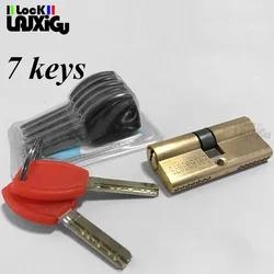 60-110MM Cylinder Hardware Door Skew Lock, AB Cylinder Key, Elongated Core Anti-theft Entry Brass Door Lock, Custom