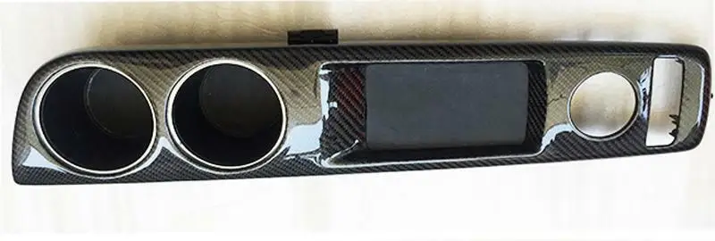 Автомобильные аксессуары модификация автомобиля из углеродного волокна внутренний центральный подлокотник коробка крышка стакана воды накладка для Lexus IS250