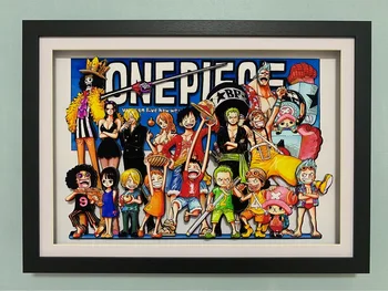 

3D One Piece Luffy Zorro Robin ROOM DECORATION PHOTO FRAME DESK TOP DECORATED TOOLS FOR ROOM DIY