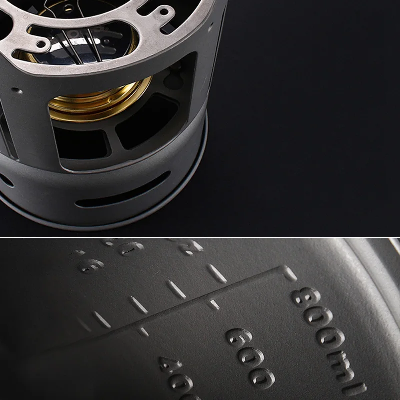 

7pcs 1-2Person Camping Cookware Portable Stove Pots Bowl Outdoor Cooking Set picnic hiking trekking supplies