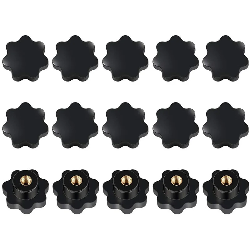 New 15Pcs Thumbwheel M8 Thread Tightening Knob Handle Knob for Machine