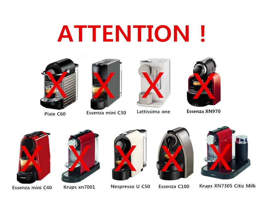 Nespresso многоразовый кофе капсула Pod из нержавеющей стали Эспрессо Кофе фильтр
