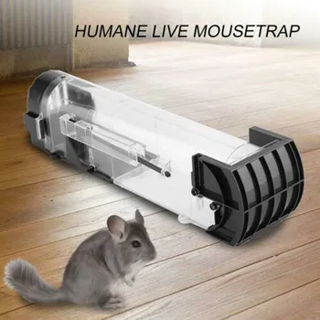 

1PC Fly trap Humane Mouse Trap Live Catch and Release Smart No Killing Reusable Mice ловушка для тараканов