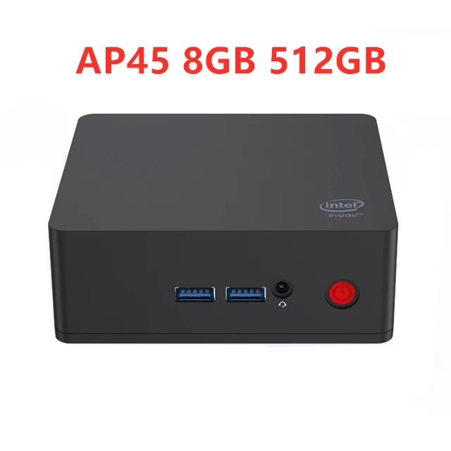 AP45 8GB 512GB AP45 Win 10 Мини ПК J4205 8 Гб 128 ГБ AP45 Мини ПК Intel Pentium J4205 BT4.0 USB 3,0 2,4G+ 5,8G двойной WiFi работает на Win 10 и Linux - Цвет: AP45 8GB 512GB