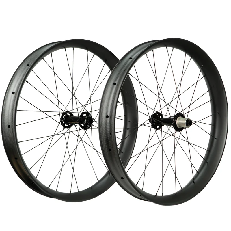 27.5er Carbon Snow Wheelset 80mm Width 