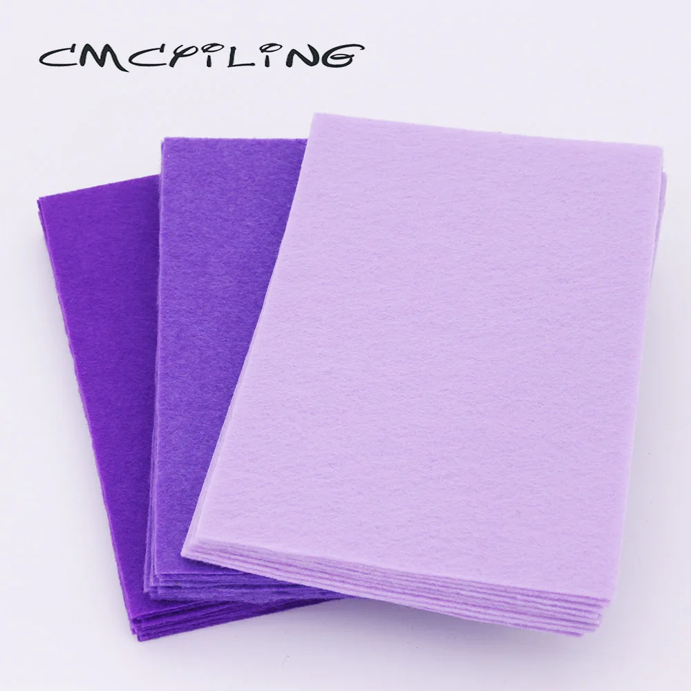 CMCYILING Purple Felt Non-Woven Sheets 1 MM Thickness For DIY Sewing Crafts  Scrapbook, Polyester Cloth 40 Pcs/Lot 10*15cm - AliExpress