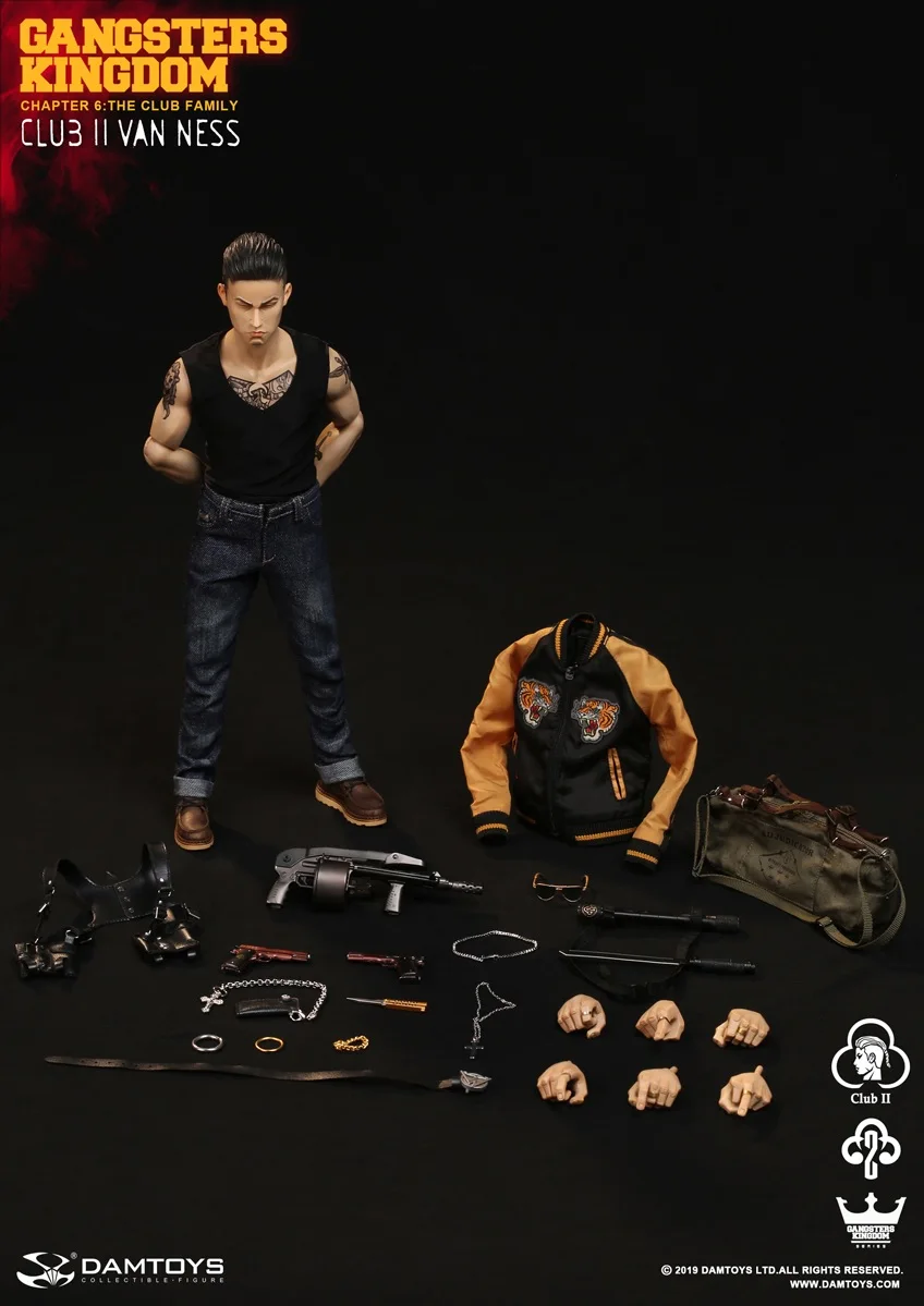 DAMTOYS 1/6 гангстерское Королевство GK017 коллекция Ван Несс фигурка