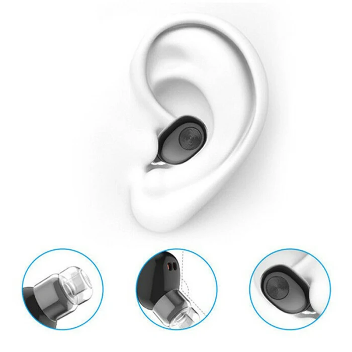 Bluetooth беспроводной наушник мини-гарнитура с зарядным ящиком для хранения для вождения спорта