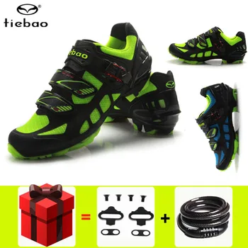 

Tiebao Cycling Shoes men Sapatilha Ciclismo Mtb Mountain Bike Self-lock Shoes Wear-resistant Bottom Waterproof Bicycle Sneakers