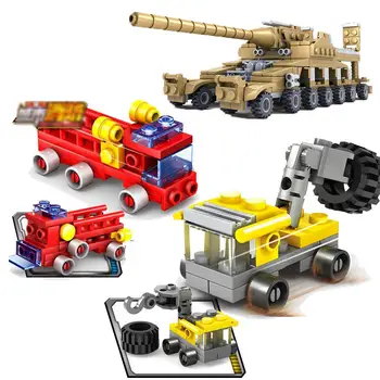 

16 in 1 Durable Children Building Blocks Set Early > Years Old Education Home Assembly Picture Toy