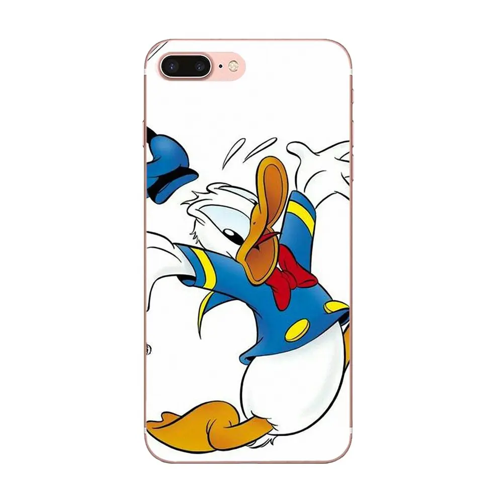 Мягкие чехлы для samsung Galaxy Note 5 8 9 S3 S4 S5 S6 S7 S8 S9 S10 5G mini Edge Plus Lite Funny Дональд