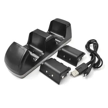 

Universal Rapid Charging Dock Controller Charging Station + 2PCS Rechargeable Battery Packs for XBOX ONE