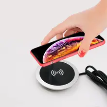 Bakeey Беспроводное зарядное устройство 10 Вт индикаторный светильник Быстрая зарядка для iphone 8 Plus XS 11 Pro Xiaomi 9 Note 10 huawei P30 Pro mate 30