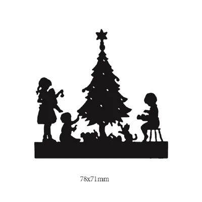 

Diy Metal Die Cuts Prayer Snowman Deer Christmas Tree Cutting Die Scrapbook Album for Card Making Tool Christams Decoration 2019
