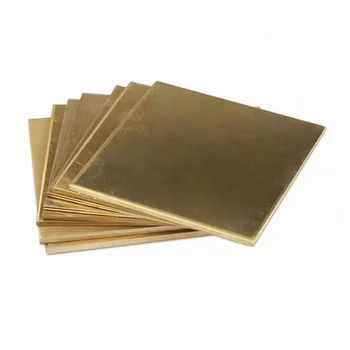

H62 Brass Sheet Thickness 0.8-4mm*100*200mm Brass Plate Customized Size CNC Frame Model Mould DIY Contruction Brass Pad