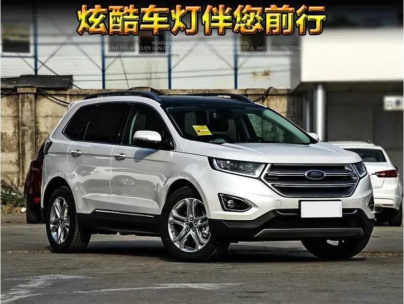 Автомобильный Стайлинг для Ford Edge фары- Edge светодиодный фонарь DRL Hid головной фонарь Ангел глаз биксеноновый луч аксессуары