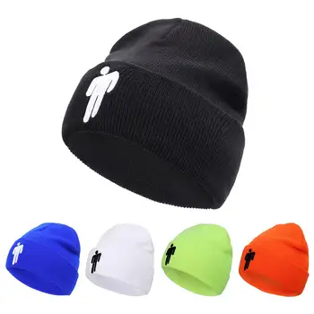 

Winter Knitted Skullcap Adult Casual Hip Hop Hat Women Men Cotton Beanie Cap Unisex Solid Color Keep Warm Elastic Hats 5 Colors