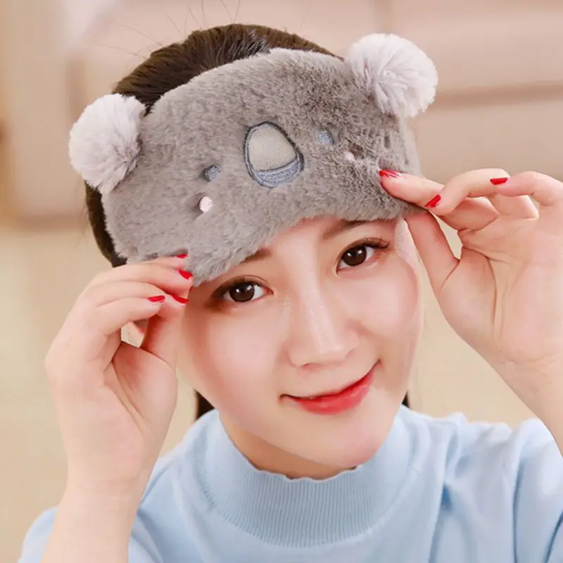 

South Korea Cartoon Ice Compress Hot Compress Mitigate Eyestrain Eye Patch Sleep Shading Breathable Women's Cute Children Pajama