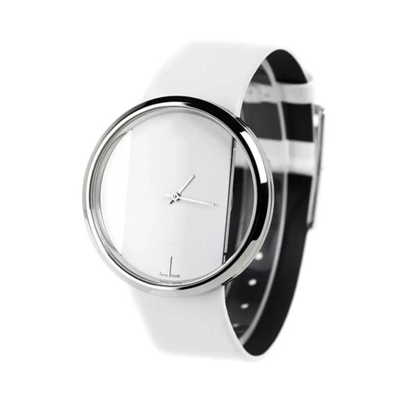 Classic Women Watches Fashion Casual Hollow Transparent Watch Leather Strap Quartz Watch Cheap Price Dropshipping Reloj Mujer 5
