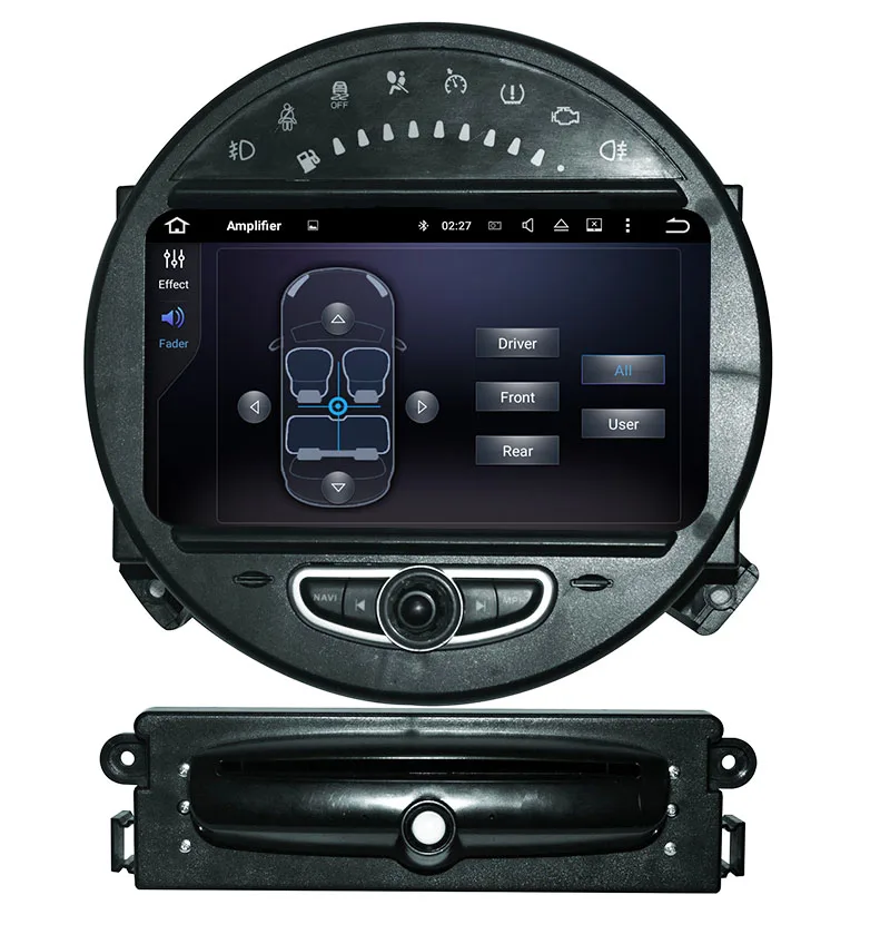 Perfect 7" android 7.1 for BMW MINI COOPER R56 car dvd player,GPS navigation,Bluetooth,radio,canbus,touch screen,Russian,English 7