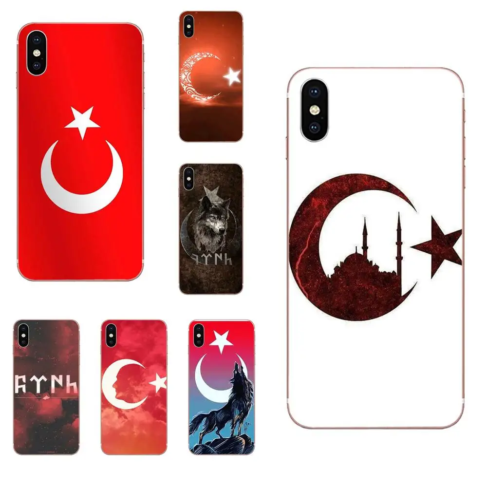 Флаг Турции для Galaxy Note 10 A10E A10S A20S A30S A40S A50S A6S A70S A730 A8S M10S M30S Lite Plus мягкий чехол