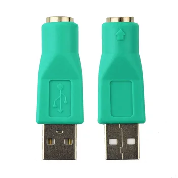 

Hot 1pc New USB Male To For PS2 Female Adapter Converter for Computer PC Keyboard Mouse Hot WorldwidePromotion Wholesale