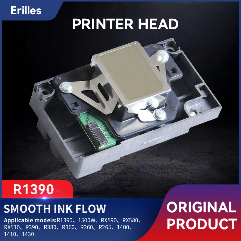 Cabezal de impresión R1390 para impresora Epson L1800, R260, R265, R270 ...