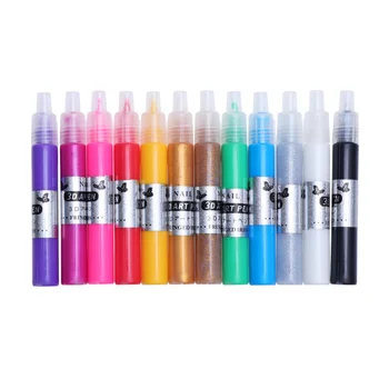 

1Pc Painting Polish Pen Practical Durable Nail Polish Pen for Ladies Women