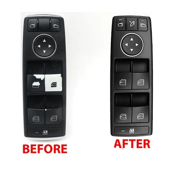 

Accessories Vehicle Repair Button Decals Set Waterproof Window Self Adhesive Car Styling Decoration Stickers For Benz 2008-2014