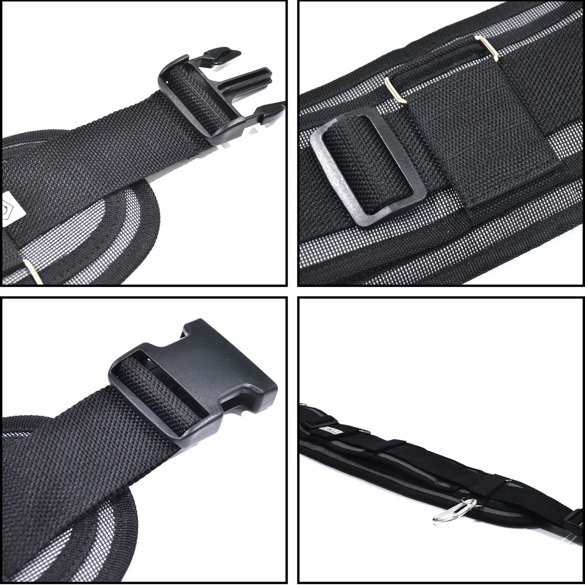 Tool Waist Belt Padded Nail Pocket Apron Padded Duty Heavy Adjustablefor DIY Electrician Carpenter Joiner Reducing Waist Weight 4