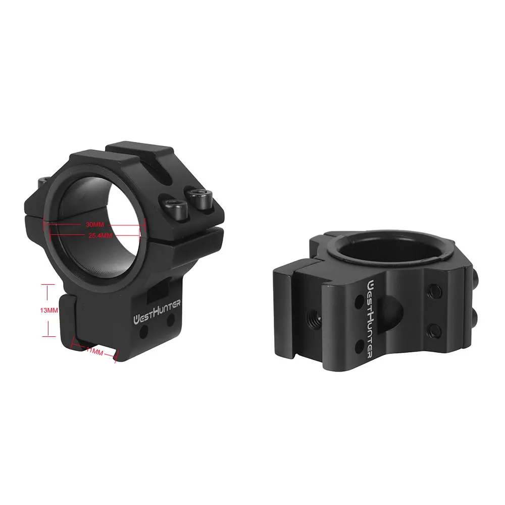 Hunting Accessories Low Profile 11mm Dovetail Ring Mount Bracket For 25.4mm/30mm Tube Rifle Scope Sights Optics