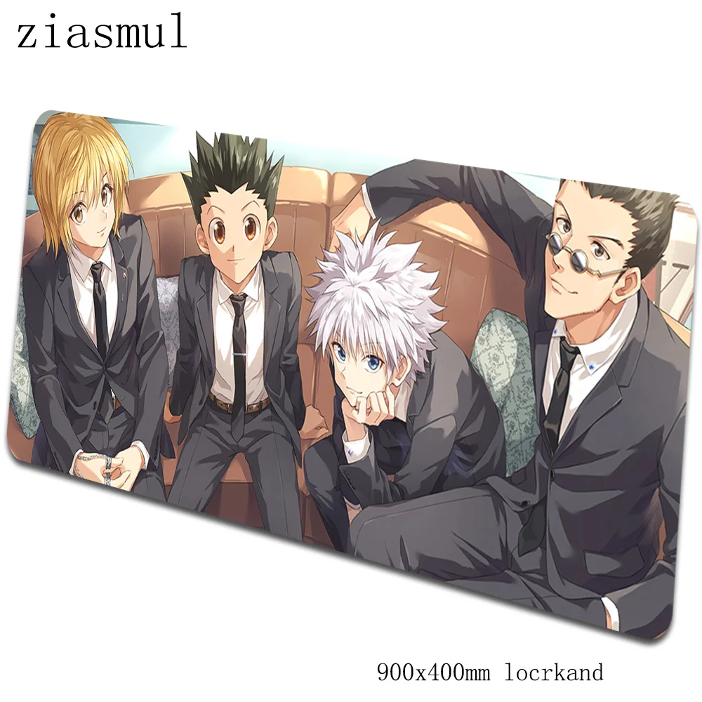Hunterxhunter коврик для мыши геймер HD узор 90x40 см notbook коврик для мыши игровой коврик большой Модный коврик для мыши PC стол коврик для мыши - Цвет: pattern 11