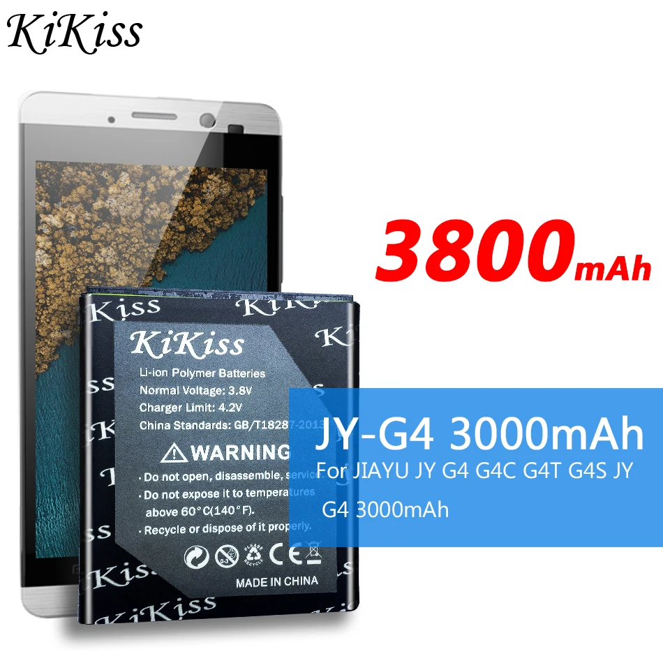 3800mAh аккумулятор большой мощности для JIAYU G4 G4S G4c G4T + трек-код | Мобильные телефоны и