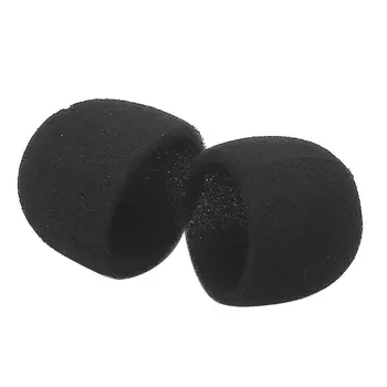 

Black Round Ball Shape Microphone Cap Windscreen Grill Inner Foams Sponge for SM58 SLX24 PGX24 PG58 BETA58A Mic Cover 19QA