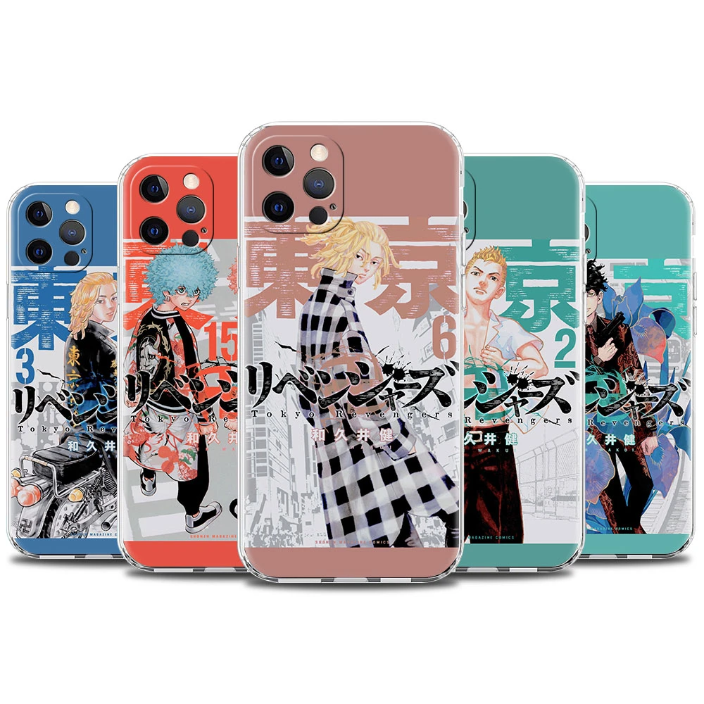 Clear Case For Apple iPhone 11 12 Pro 7 XR X XS Max 8 6 6S Plus 5 5S SE 2020 11Pro Soft Phone Covers Tokyo Revengers Poster 13 iphone xr phone case