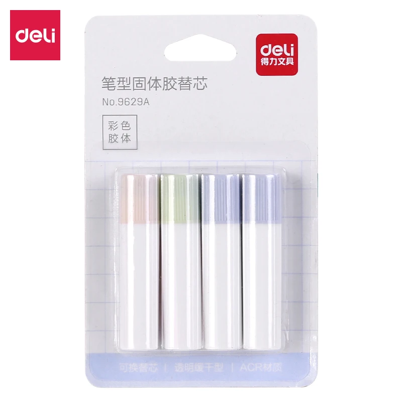 Glue Stick DELI Pen Style Glue Stick High Viscosity Glutstick Solid Glue Paper Sticker Stationery Office Supplies