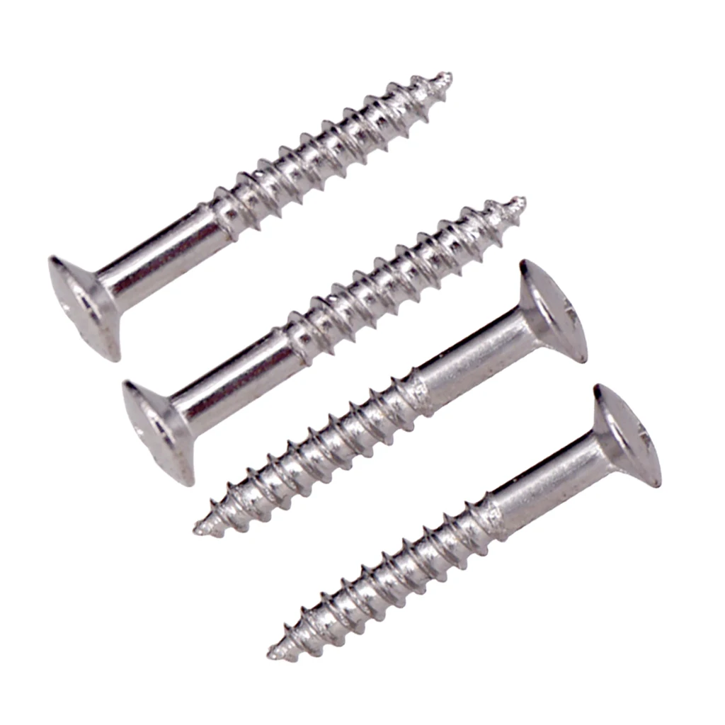 40 Pieces Humbucker Pickup Ring Mounting Screws for Electric Guitar Parts