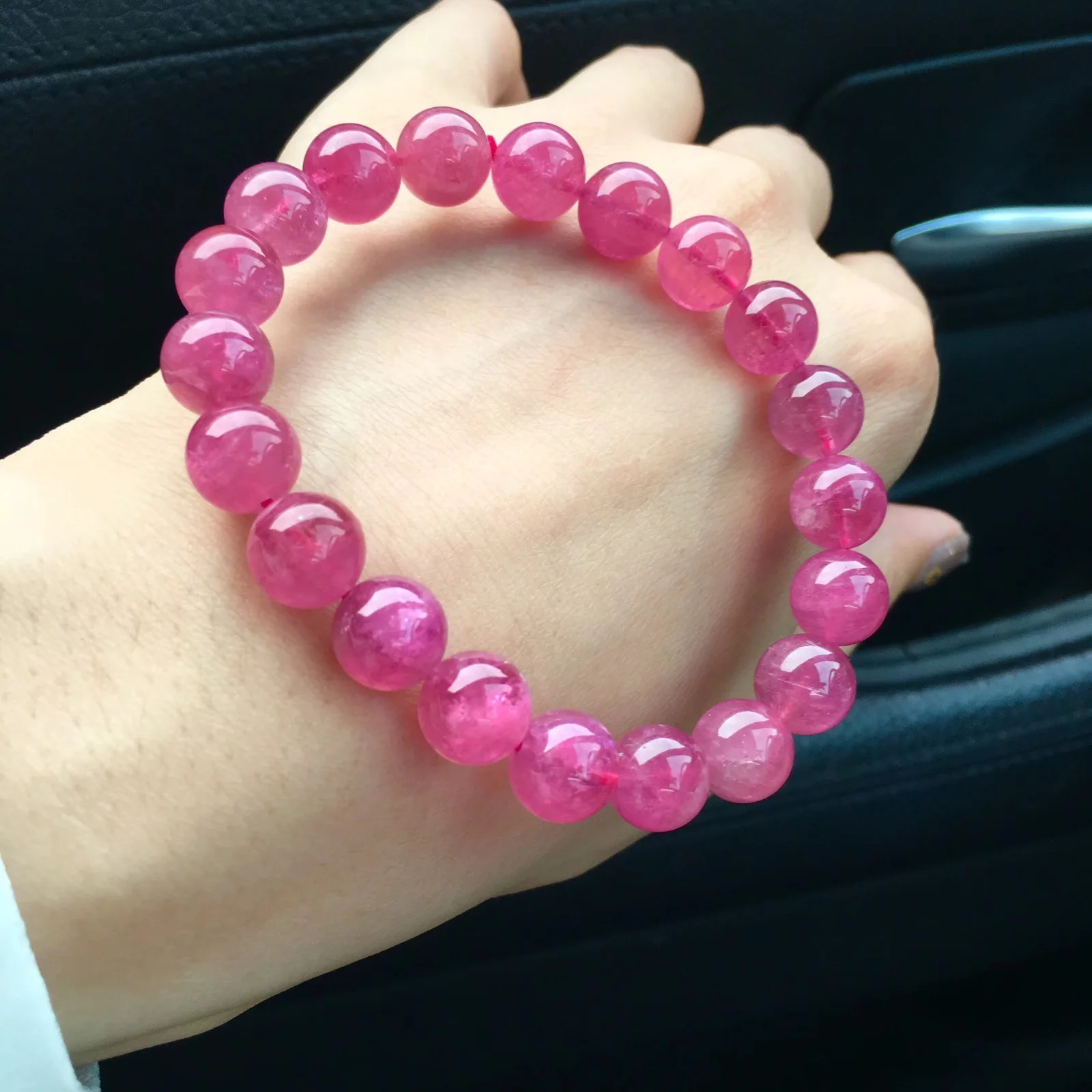 

Brazil Rupees for Double Peach Red Tourmaline Single Loop Women's Bracelets 9.2 Year of Fate Red Tourmaline Single Loop Women's