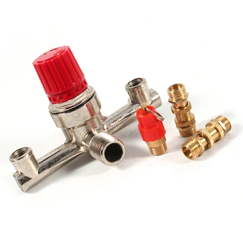 

Double Outlet Tube Air Compressor Switch Pressure Regulator Valves Bracket Uk