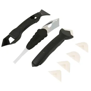 

3Pcs Silicone Scraper Set Caulking Grouting Tool Sealant Finishing Cleaning Kit FOR Kitchen Bathroom Window Cleaner