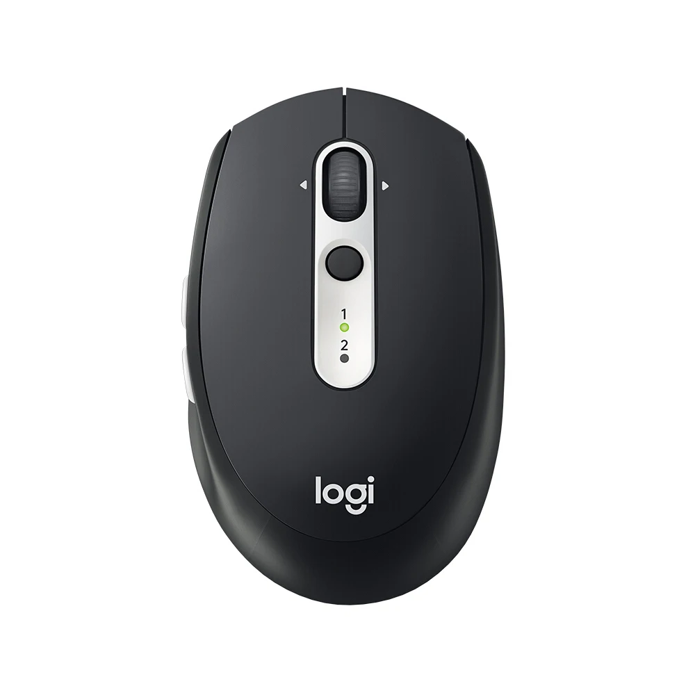 Беспроводная мышь logitech M585 с Bluetooth, многозадачная мышь с изогнутым дизайном, сверхточная прокрутка, мышь для Windows, мышь для Mac - Цвет: Black
