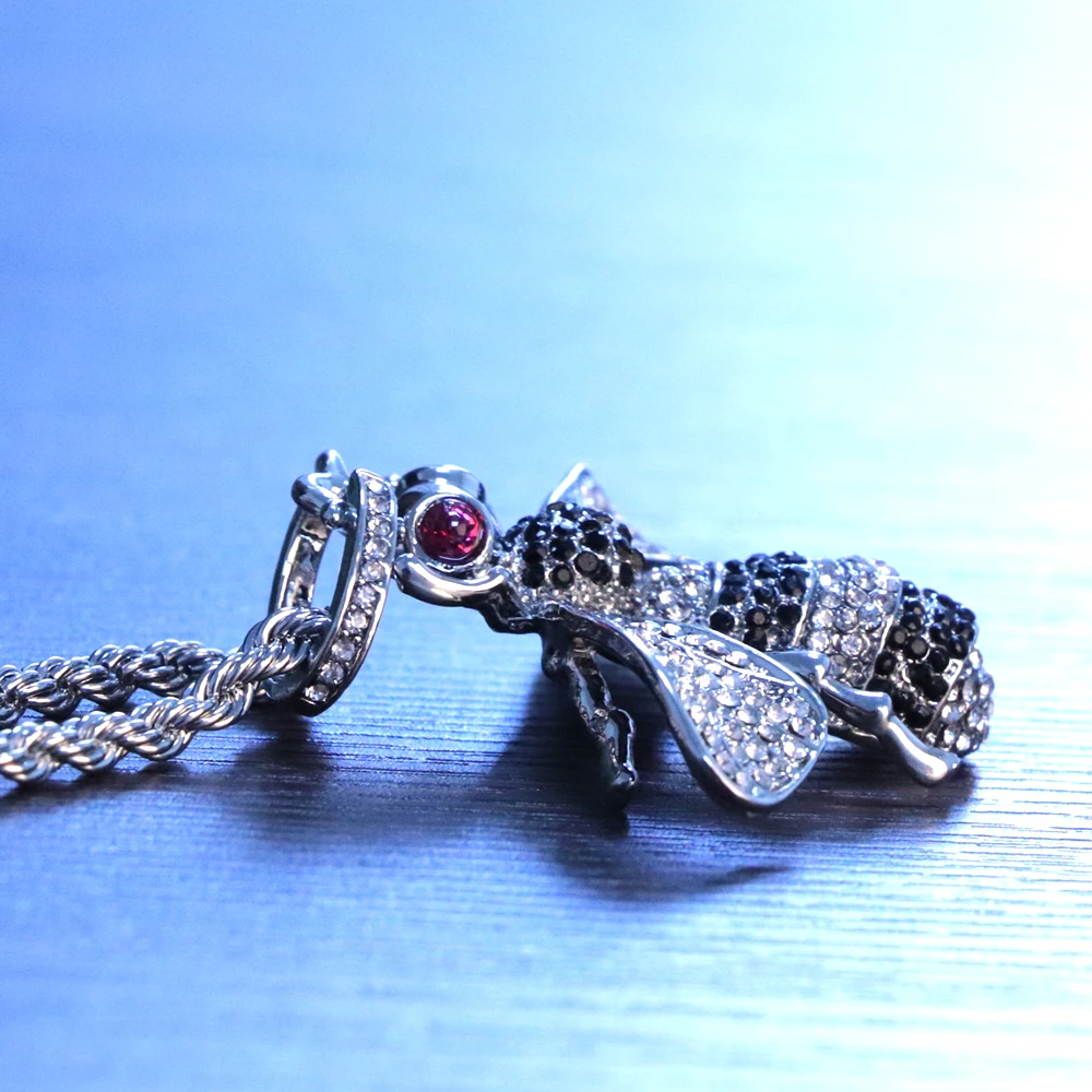 FDLK Личность Золото Iced Out кубический цирконий животное ожерелье с кулоном «пчела» мужские хип-хоп ювелирные изделия Подарки для женщин