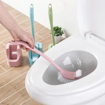 

Double-sided Toilet Brush Long Handle Best Selling Toilet Cleaning Brush Compact Toilet Brush Small Sink With Brush Holder ^o^