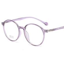 Новинка, модные круглые ретро очки с плоской зеркальной оправой, классические, унисекс, художественные очки, ультра-светильник, повседневные, без градусов, очки для чтения